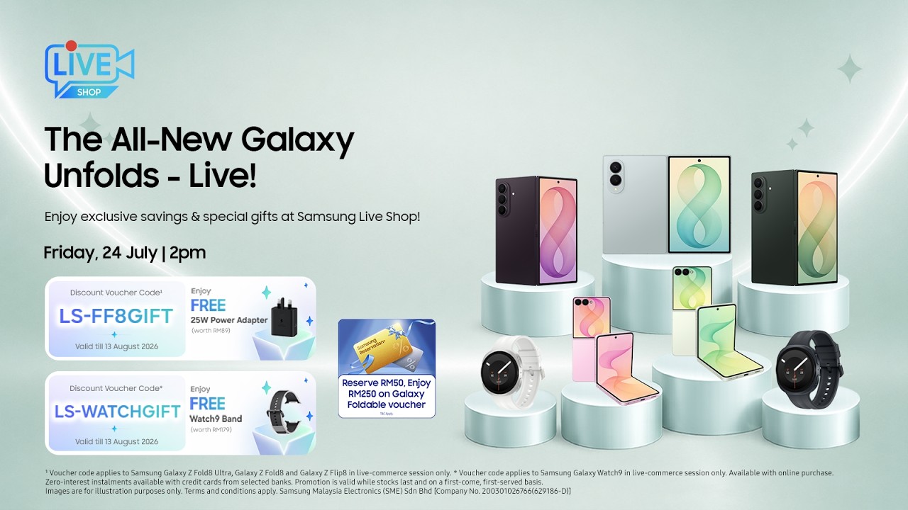 #SamsungLiveShop : LIVE] The All-New Galaxy Unfolds - Live!