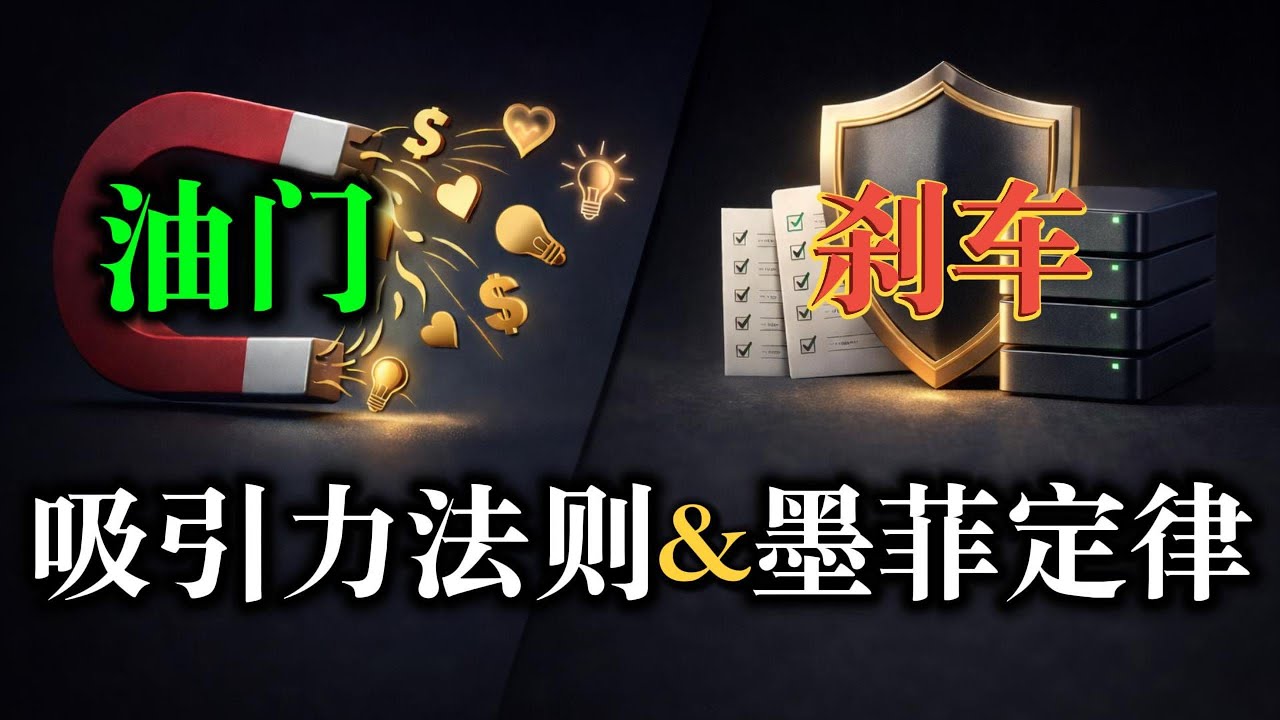 好运不是天降的，而是你在最坏情况发生时，依然站得住的能力。详解 吸引力法则&墨菲定律：历史从不奖励“相信的人”，只奖励“准备好的人”。
