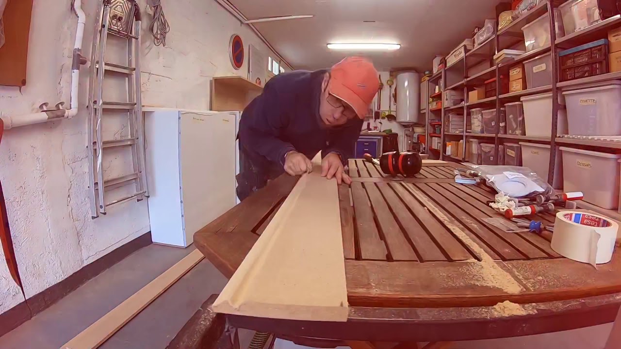 Fabrication de plinthes avec moulures