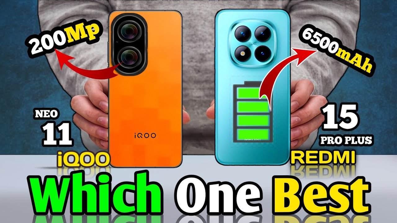 ⚡vivo Iqoo Neo 11 vs Redmi Note 15 Pro Plus || Ultimate Comparison 🔥