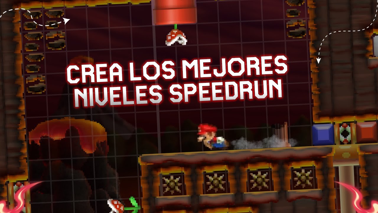 Los 5 mejores TIPS para CREAR NIVELES SPEEDRUN en SMMWE (Super Mario Maker World Engine) 🎮⚒️🕜