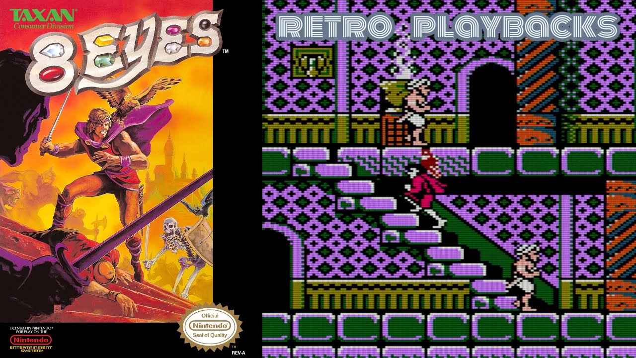 8 Eyes (エイト・アイズ, Eito Aizu) English Hack/  (NES) / RGB Mod RetroTink 5x Pro