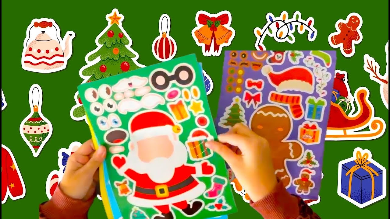 Christmas Sticker Fun 🎄 Festive Stickers for Kids