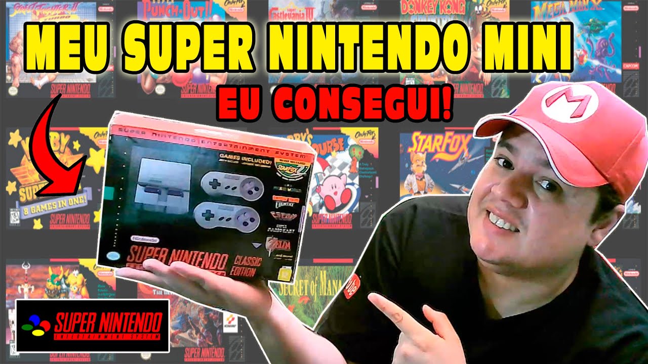 💯 UNBOXING E TESTES DO SNES MINI