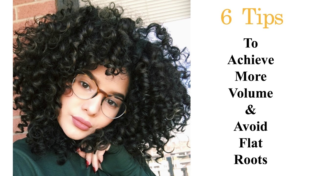 Tips On How To Achieve More Volume & Avoid Flat Roots | Curly Hair