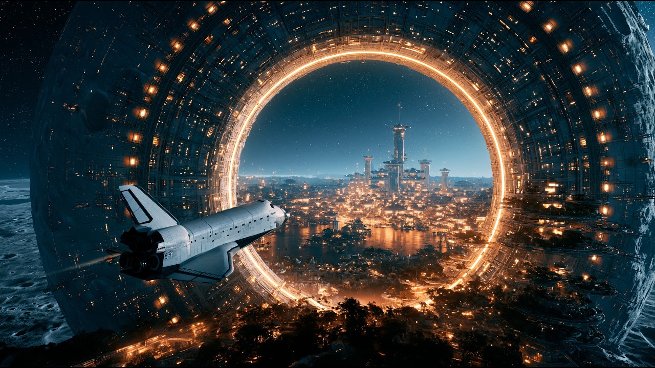 The Future We Once Imagined &mdash; A Journey Through an Analog Space Colony (4K HDR)