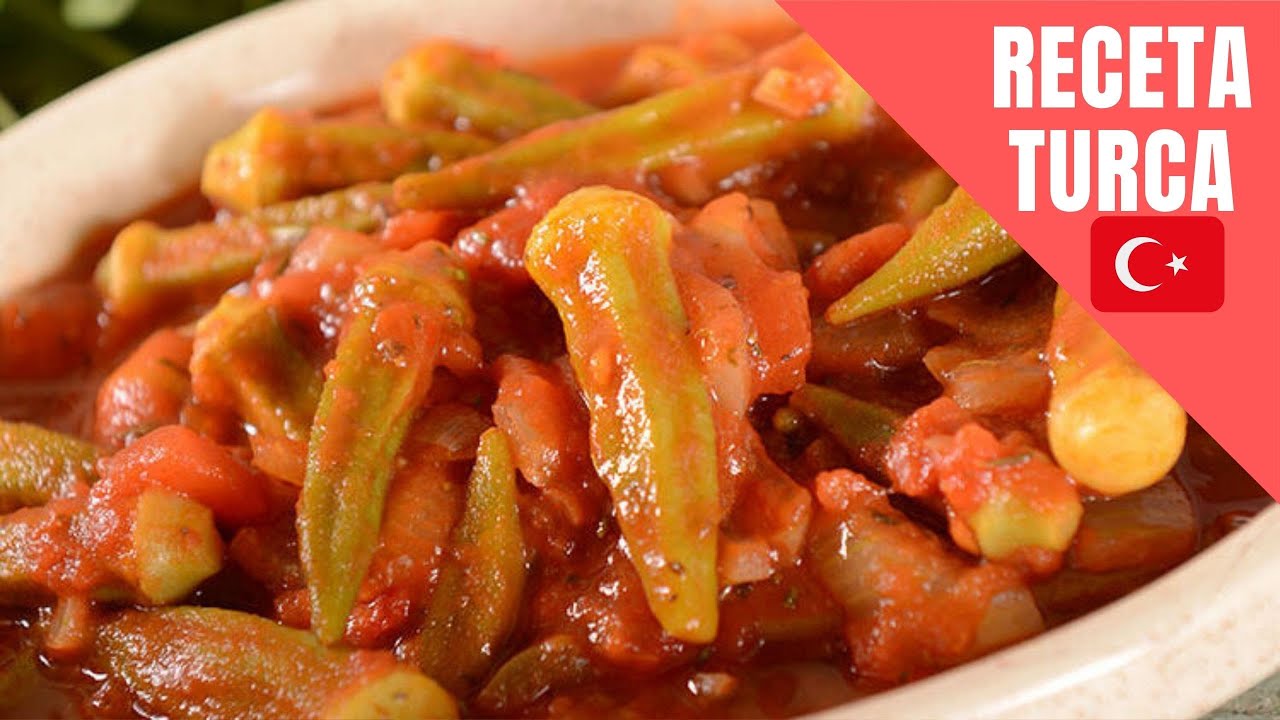 RECETA TURCA:Okra (Quimbombo)bamya yemeği tarifi Receta #128
