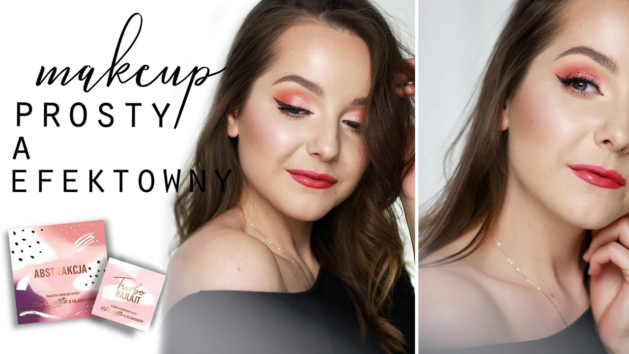 PROSTY MAKIJAŻ O KTÓRY PROSILIŚCIE + PALETA ABSTRAKCJA Z GLAMSHOP I Milena Makeup