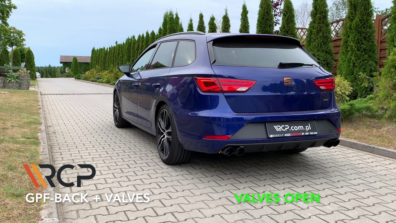 Seat Leon Cupra ST 300 | RCP Exhausts |  GPF - Back Exhaust + Valves
