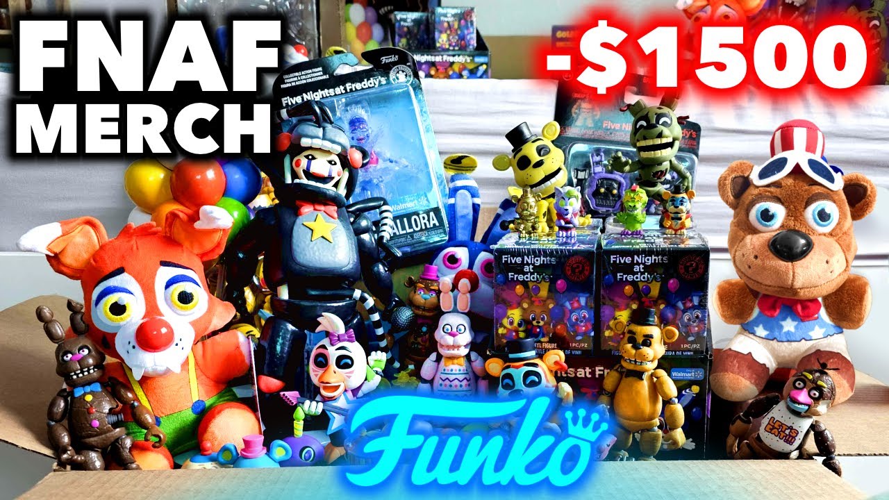 I Spent $1,500 on FNaF Merch | FNAF FUNKO MERCH MYSTERY BOX UNBOXING