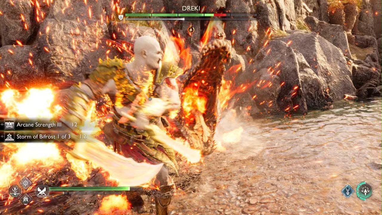 God of War Ragnar&ouml;k Tough DREKI Fight!!!