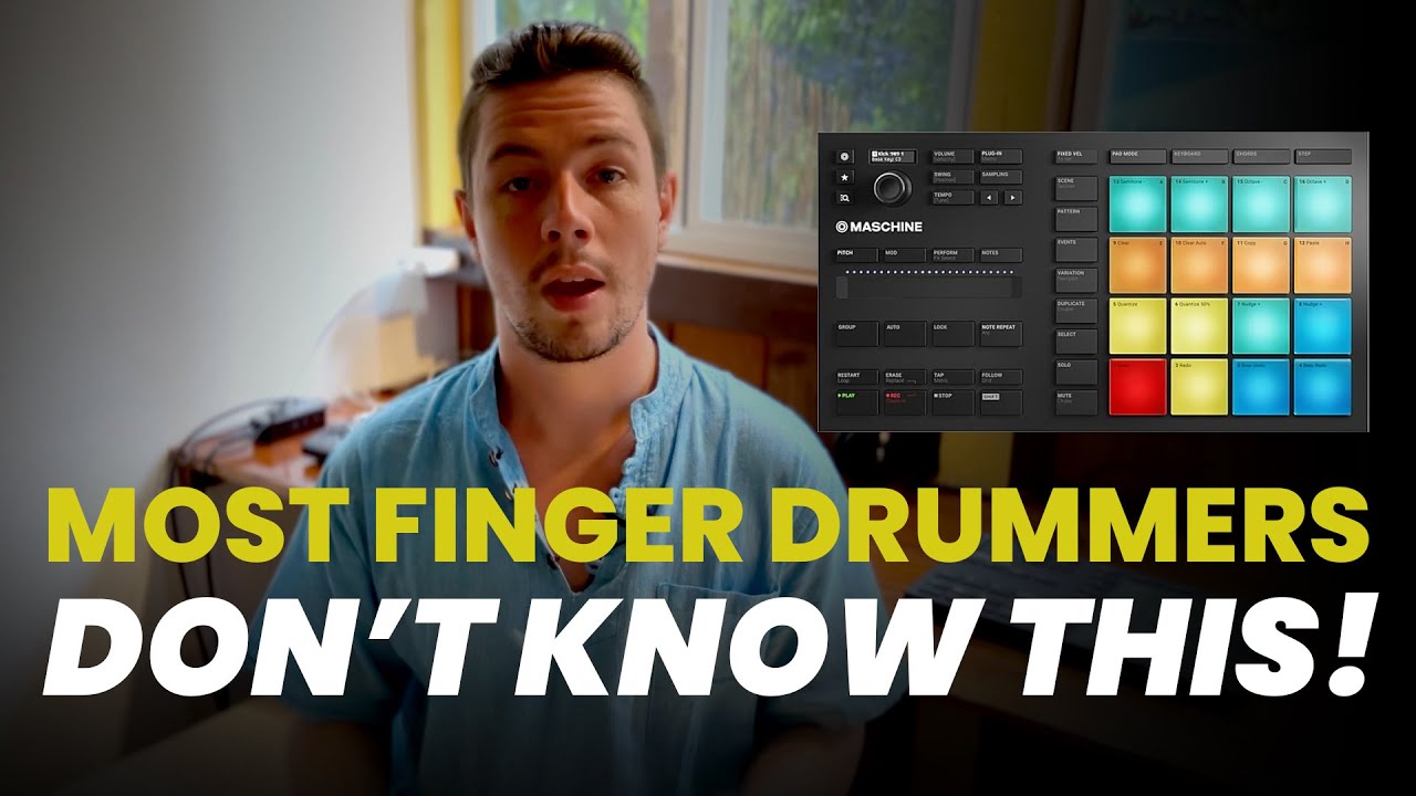 How To Play Finger Drums Like A REAL Drummer