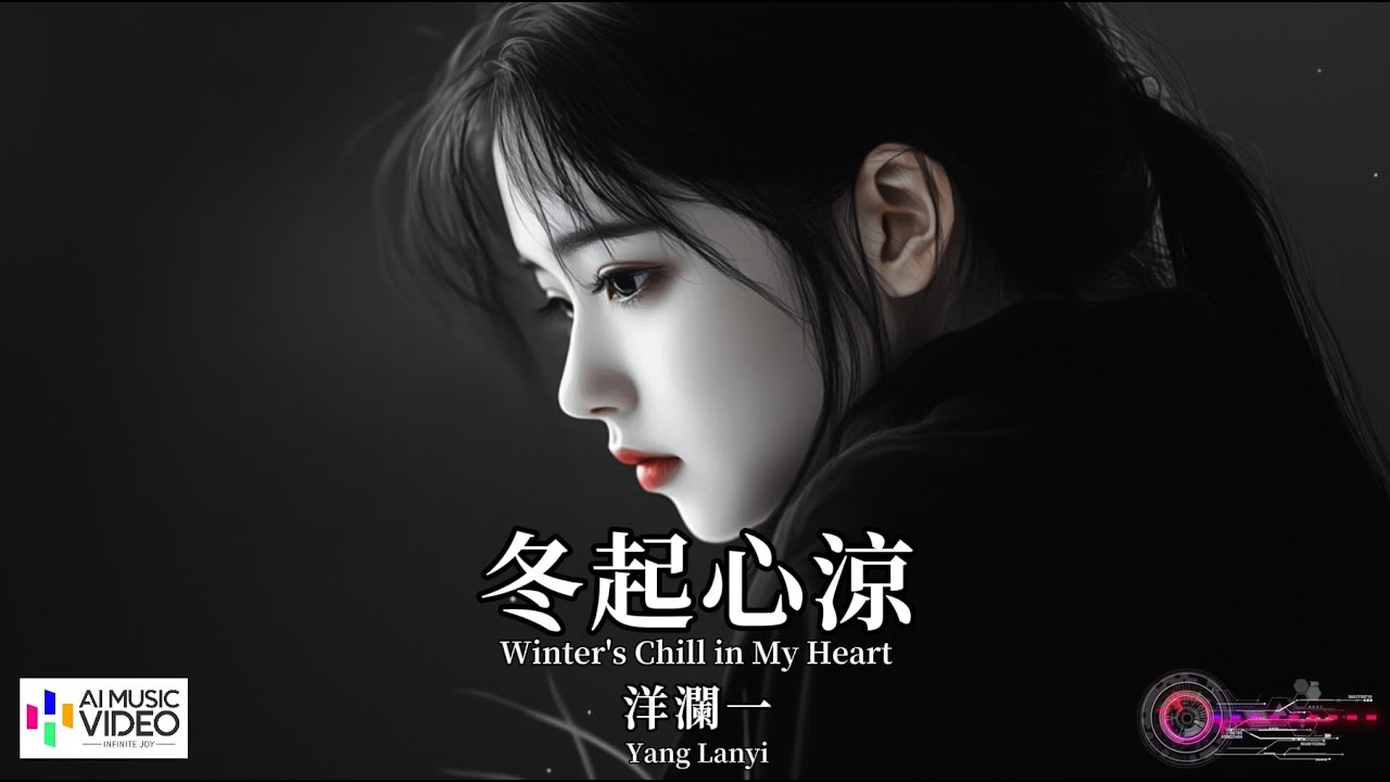 【高清MV】洋瀾一  - 冬起心涼【Pinyin + Eng Sub | AI音樂視頻 | 繁體拼音英文動態字幕】Yang Lan Yi【洋澜一  -  冬起心凉】