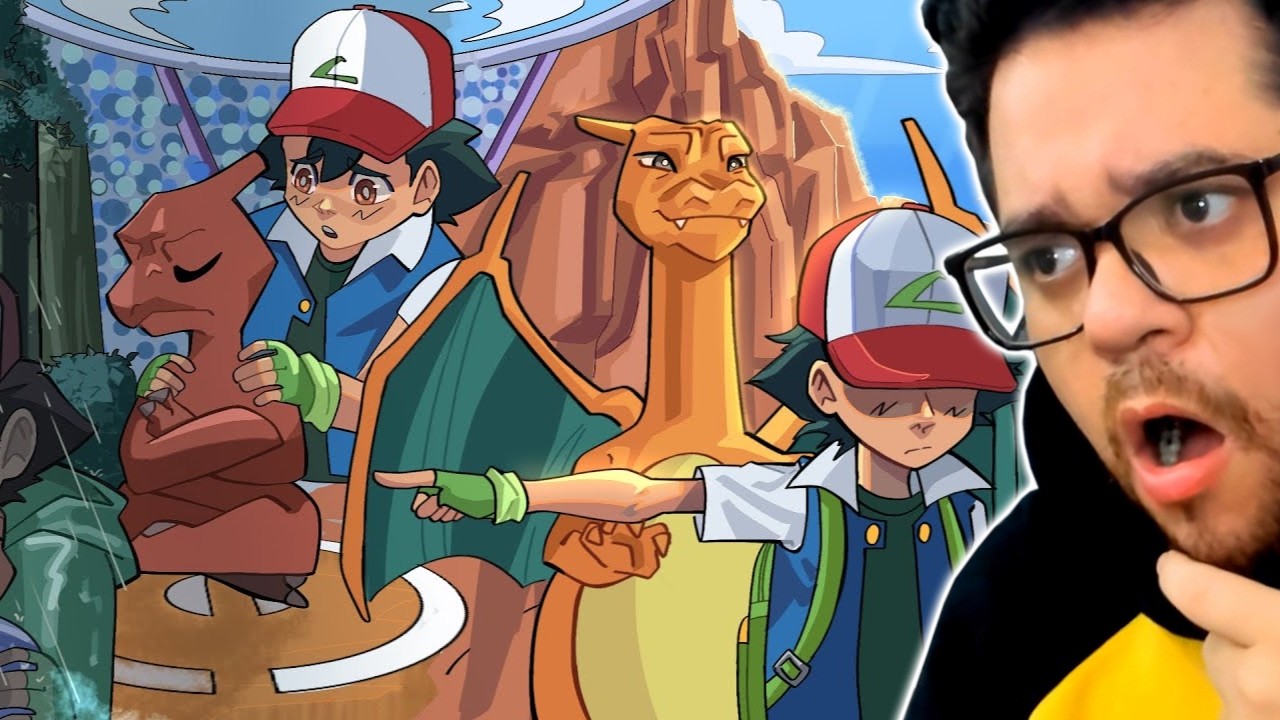 O Problema do Charizard do Ash REACT Estação HD