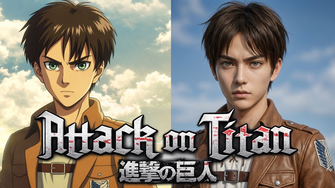 Atack on Titan Anime vs Real