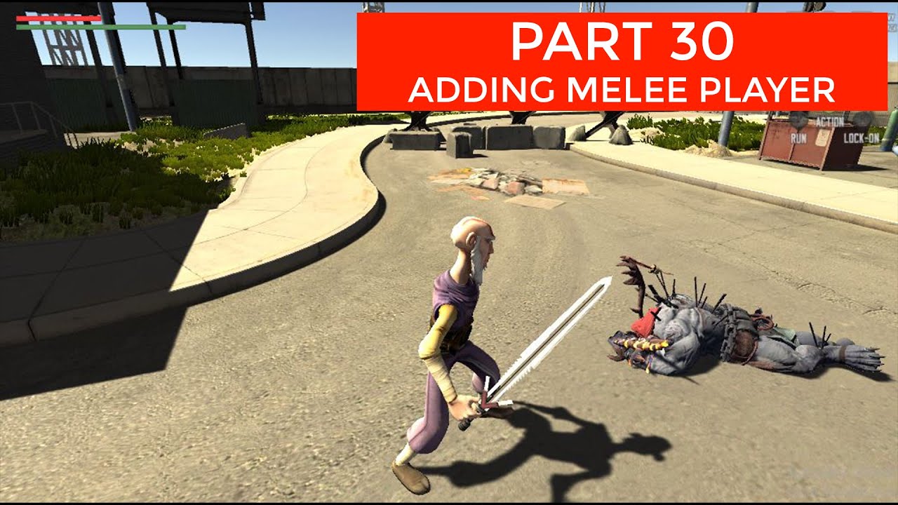 Melee Player And Sword Enemy With Invector #30 | Third Person Shooter Unity Complete Course