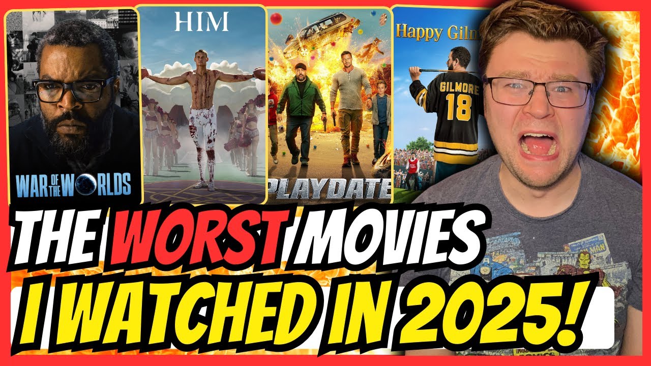 ТОП-10 ХУДШИХ ФИЛЬМОВ, КОТОРЫЕ Я ПОСМОТРЕЛ В 2025 ГОДУ!