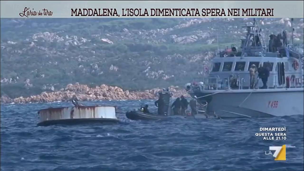 La7 · L’Aria Che Tira - La maddalena, l'isola dimenticata spera nei militari