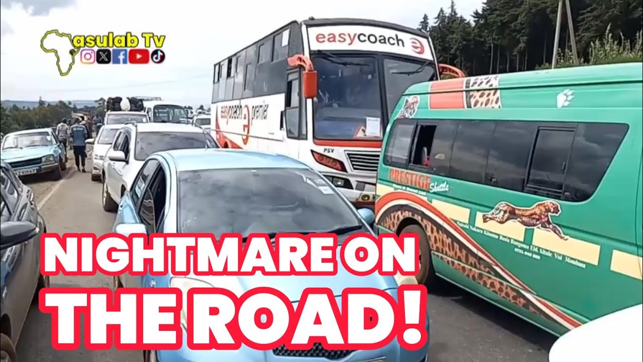 Nightmare from Naivasha to Limuru Traffic Jam Locks Commuters 10+ Hours!