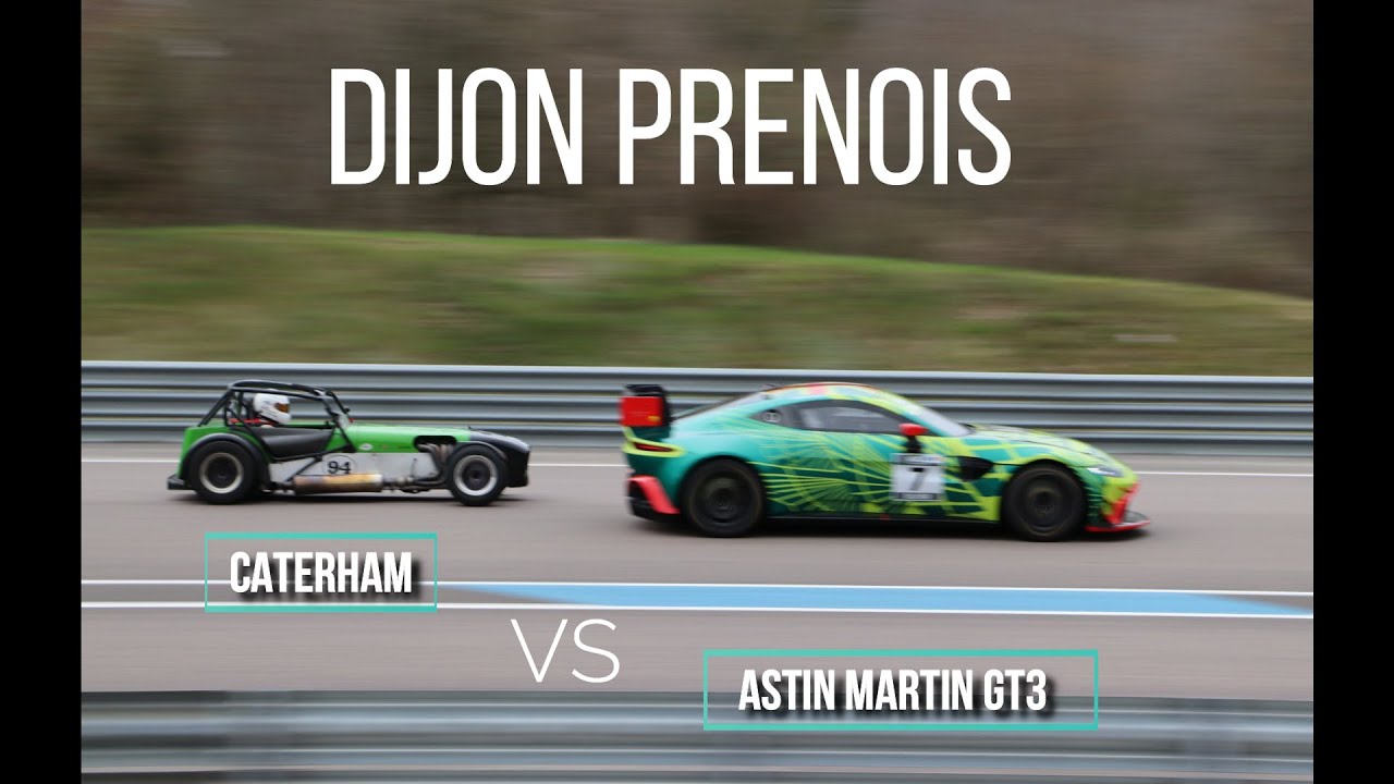 Dijon Prenois : ASTON MARTIN GT4 vs CATERHAM