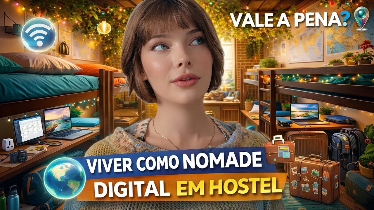 MINHA EXPERIÊNCIA MORANDO EM HOSTEL SENDO NOMAD DIGITAL