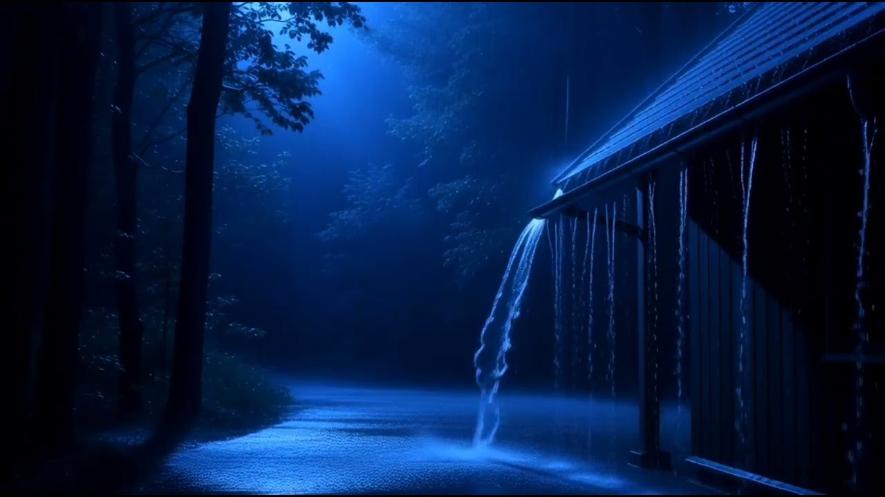 Calming Rain Sounds for Deep Sleep 🌧️ Relaxing Natural Rain Ambience