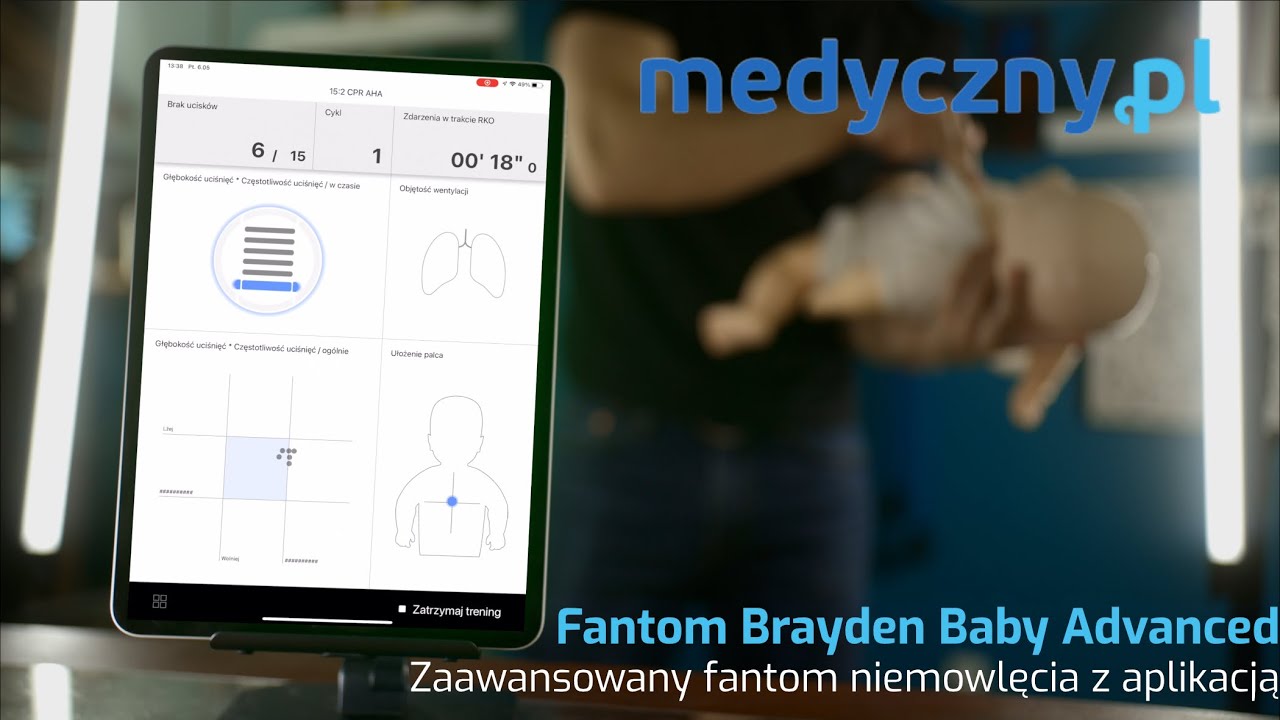 Fantom niemowlę Brayden Baby Advanced: opis budowy oraz funkcji podświetlania LED i aplikacji