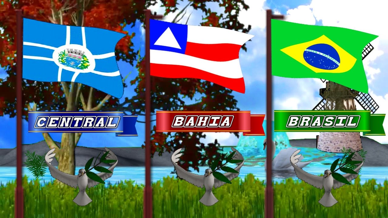 Hinos do Brasil, da Bahia e de Central