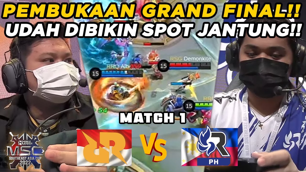 W/ Antimage | MATCH PEMBUKA GRAND FINAL!! GILA BARU GAME 1 UDAH SESENGIT INI!! - RRQ vs RSG Match 1