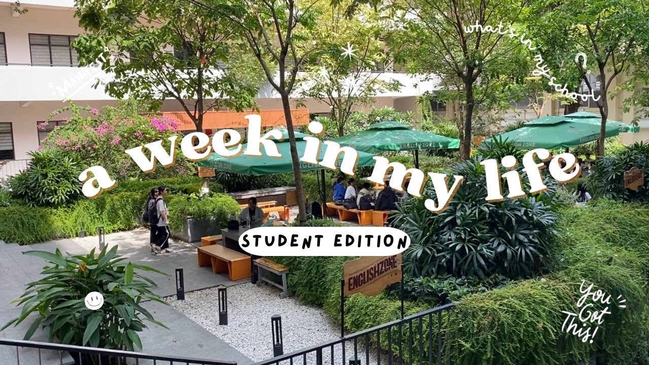 uni vlog ˚୨୧⋆｡campus life at UEH | một tuần vừa học vừa chơi ⋆.˚ ᡣ𐭩 .𖥔˚