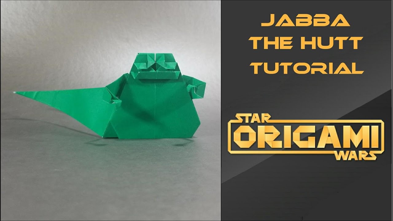 Star Wars Origami Tutorial: Jabba The Hutt