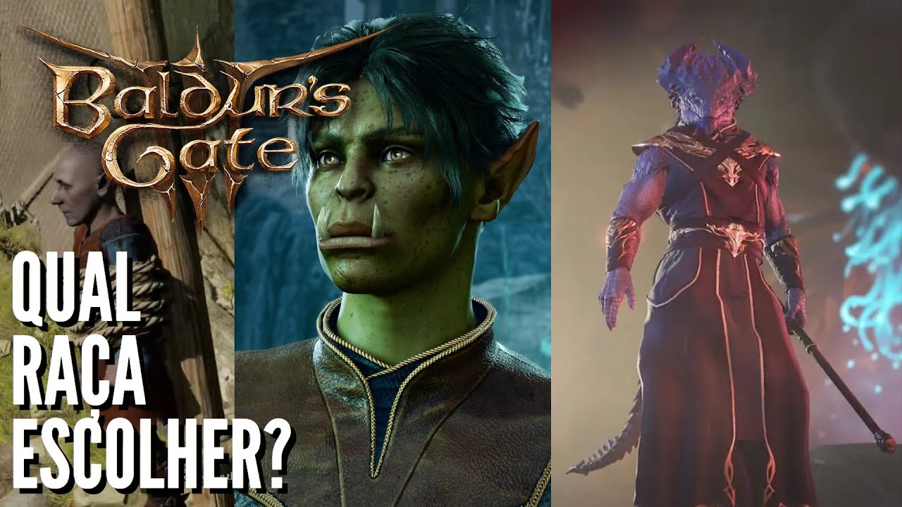 Baldur's Gate 3 - QUAL RAÇA É PARA VOCÊ? - Resumo, Bônus, RP e Alterações nas regras