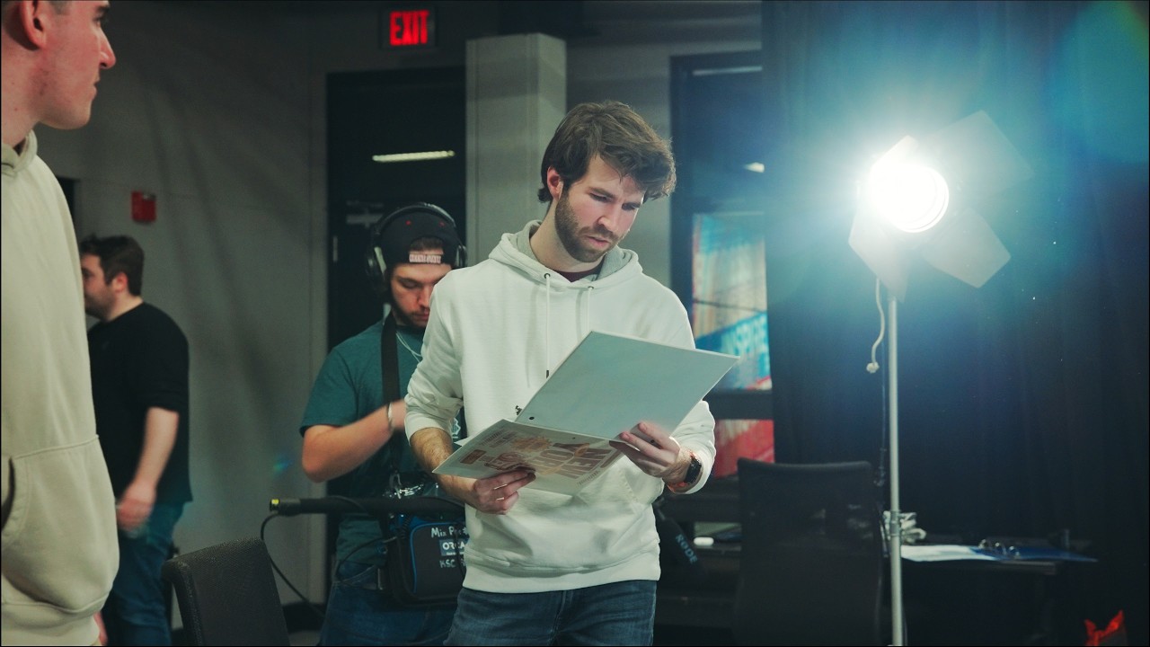 behind the scenes of my senior capstone film.