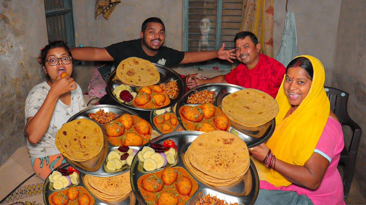 Anda Curry - पूरे परिवार ने मिलकर खाया होटल जैसी अंडा करी Dhaba Style Egg Curry खाकर मजा आ जायेगा