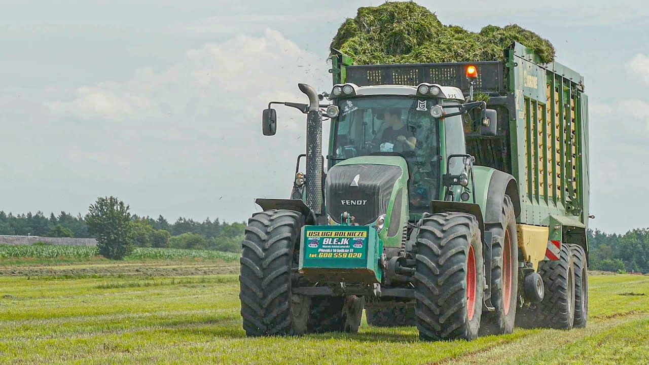 Przeładowana Przyczepa? Czyli Zbiór Traw 2020 | UR BLEJK [Fendt, JohnDeere, Krone] Boguc AgroTV