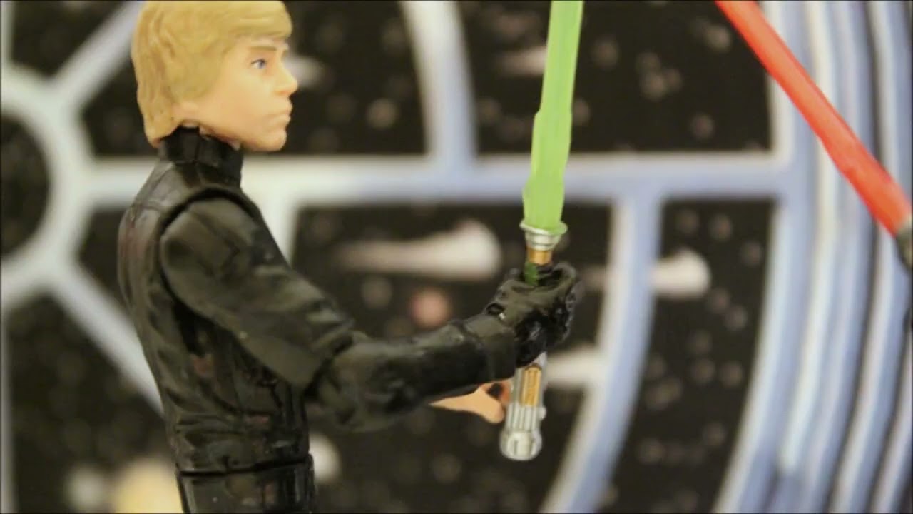 Luke vs Vader Stop Motion