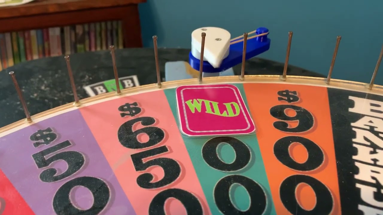 Updated Wheel of Fortune homemade Wheel