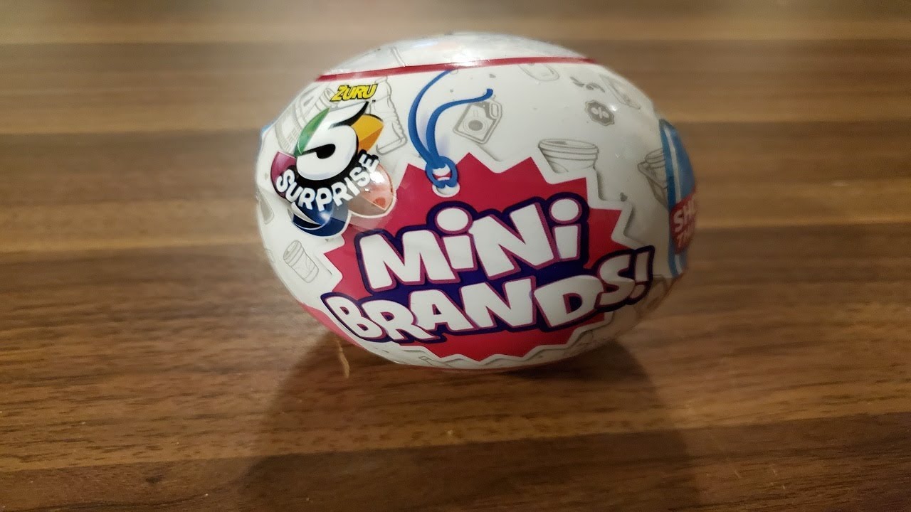 Unboxing Zuru 5 surprise Mini Brands Ball. 5 Mini Store-Brand Toys!