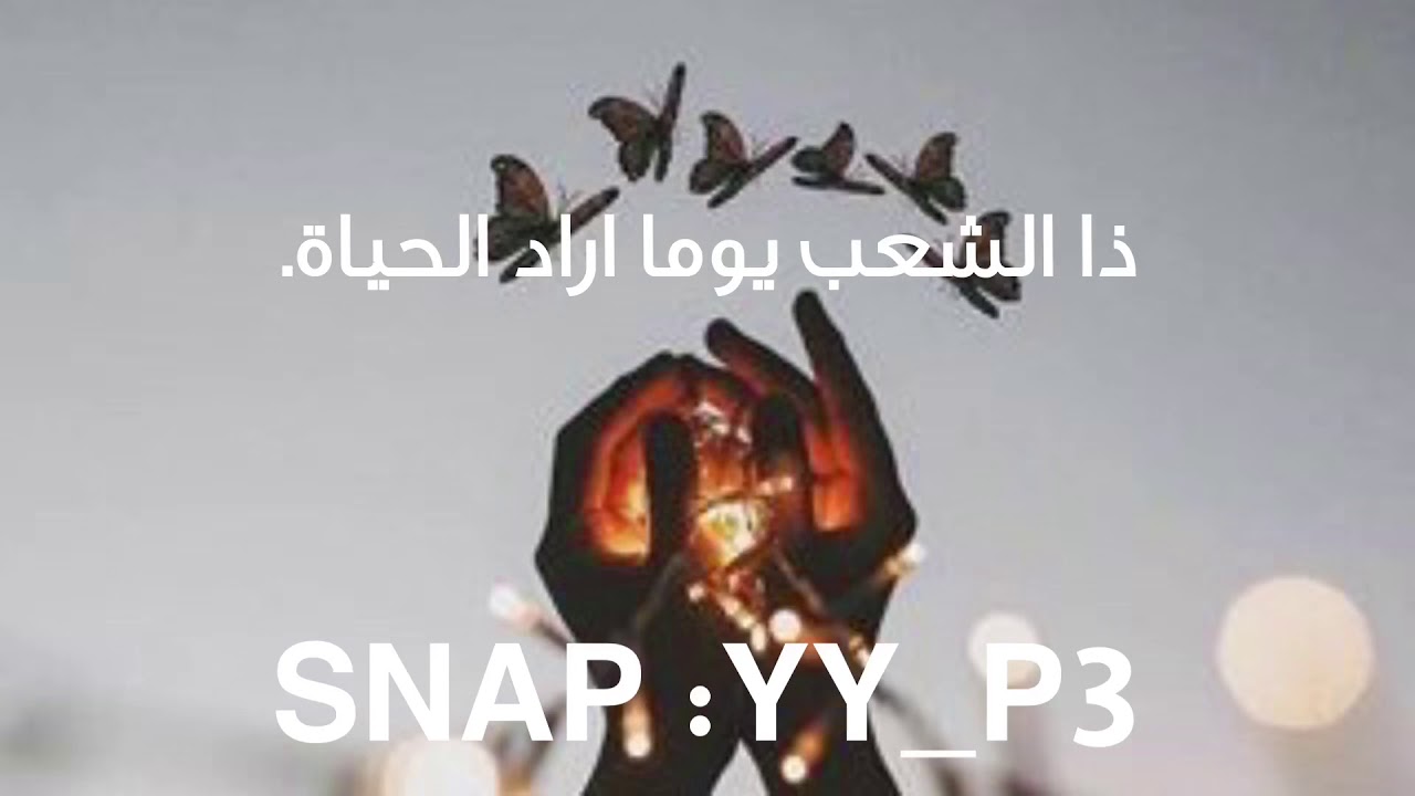 ذا الشعب يوما اراد الحياة - بطيء