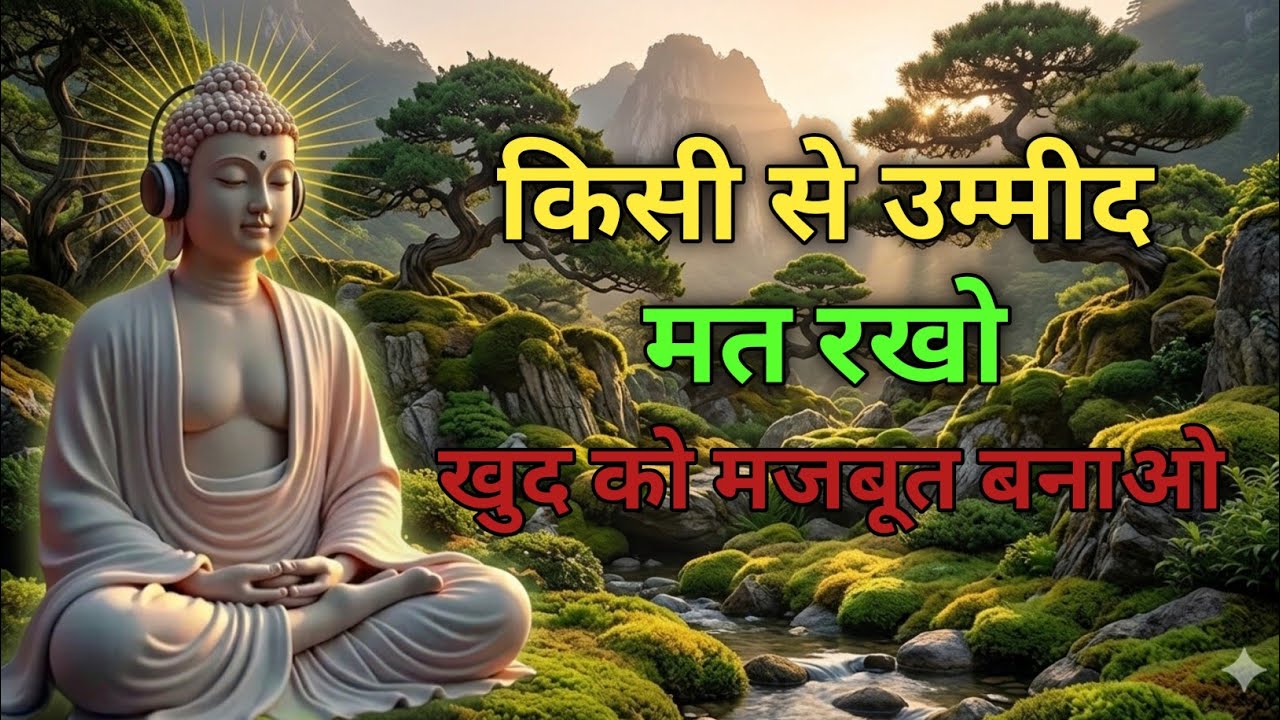 किसी से उम्मीद मत रखो | खुद को मजबूत बनाओ”Best Buddhist Motivation quotes For Success in Life