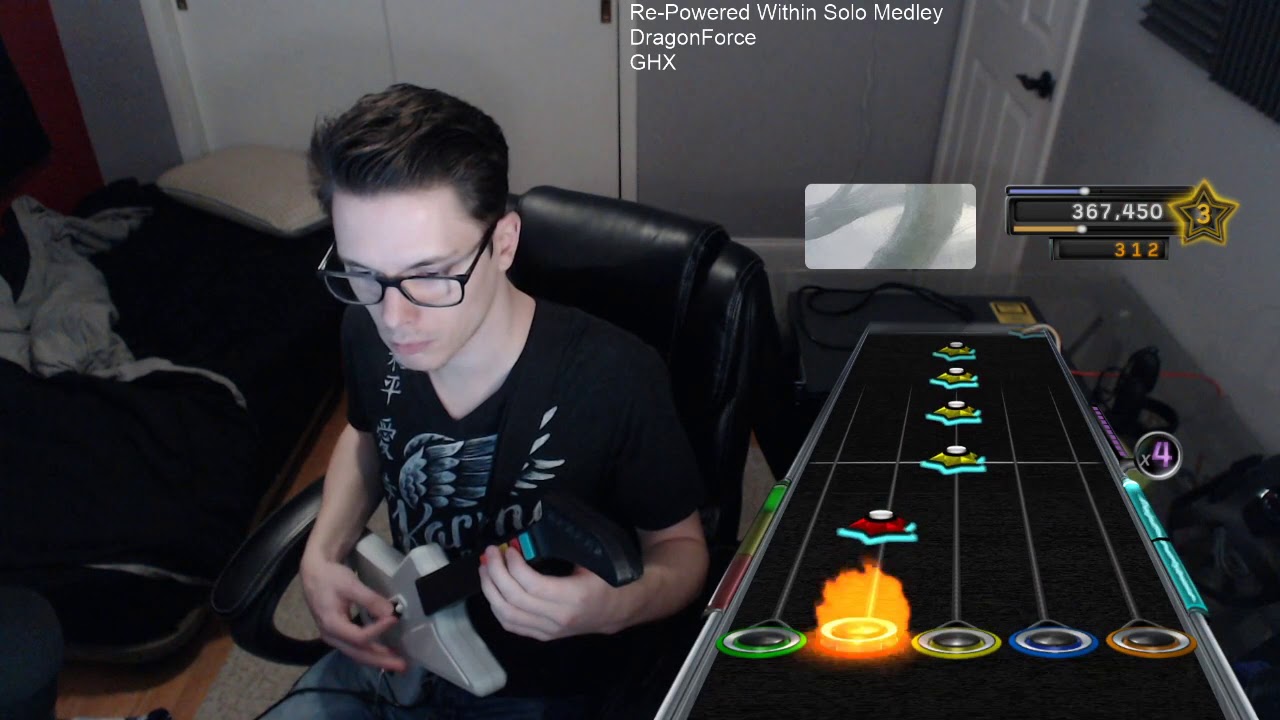 Clone Hero - Dragonforce (Re-Powered Within) Solo Medley 96%