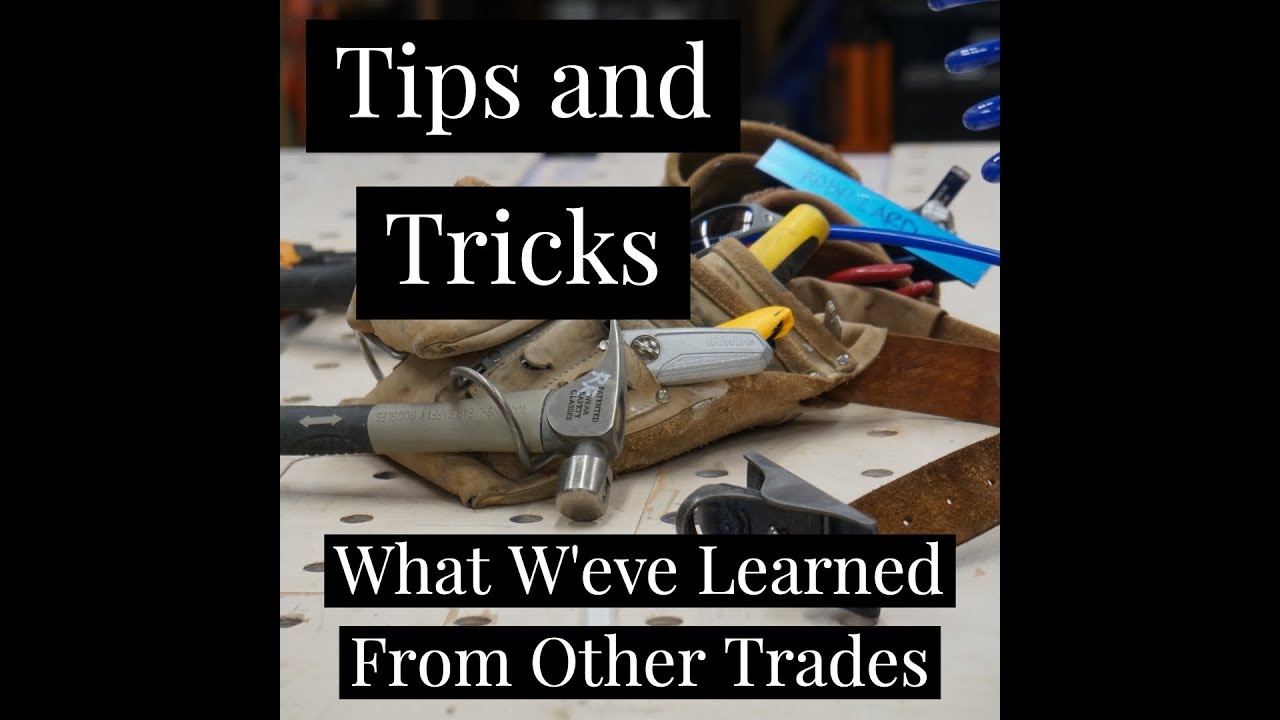 Tools Tips and Tricks #3 - Hands Free Leveling, Rod Trick, Headlamps, Contour Gauges & Rust!