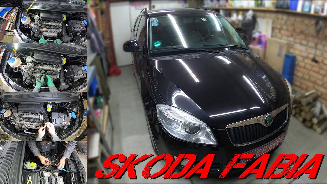 2007 Skoda Fabia. Горить Check Engine. Пропуски запалювання.(P0300, P0302, P1358)