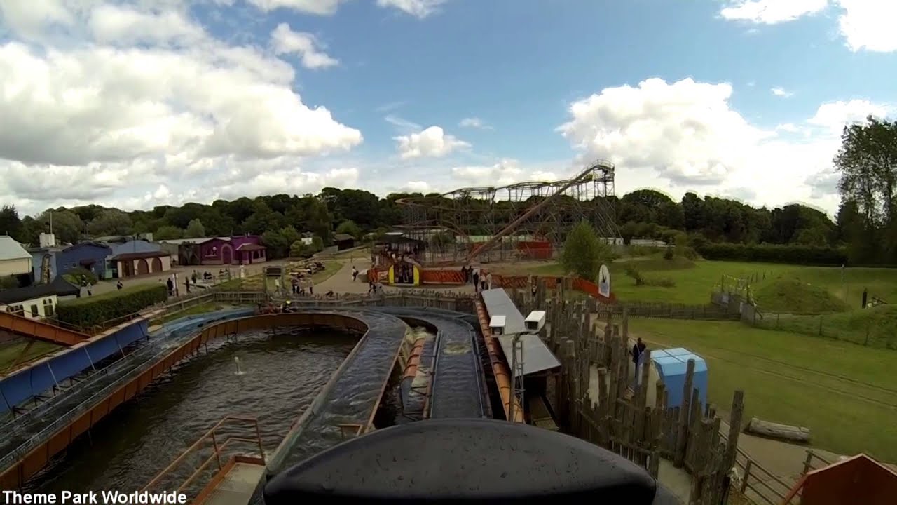 Timber Falls On Ride POV - Pleasurewood Hills