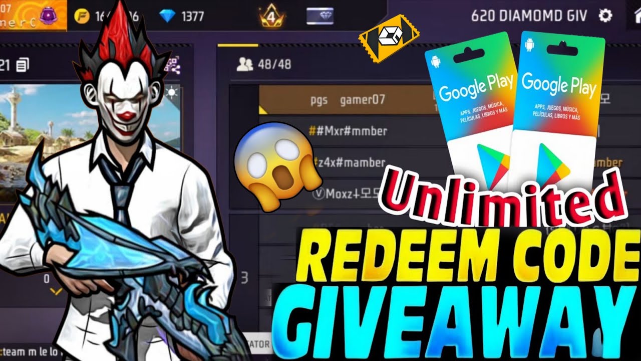 FREE FIRE LIVE GIVEAWAY CUSTOM ROOM FF LIVE DIAMOND OR REDEEM CODE GIVEAWAY #giveaway#livestream
