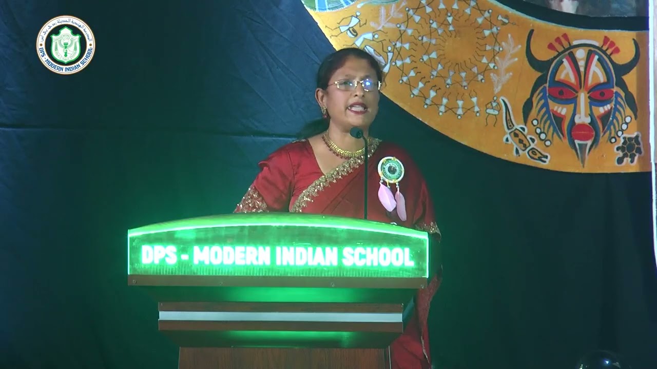 Речь директора школы DPS Modern India School в 2024 году | Г-жа Асна Нафис | Видеосъемка школьног...
