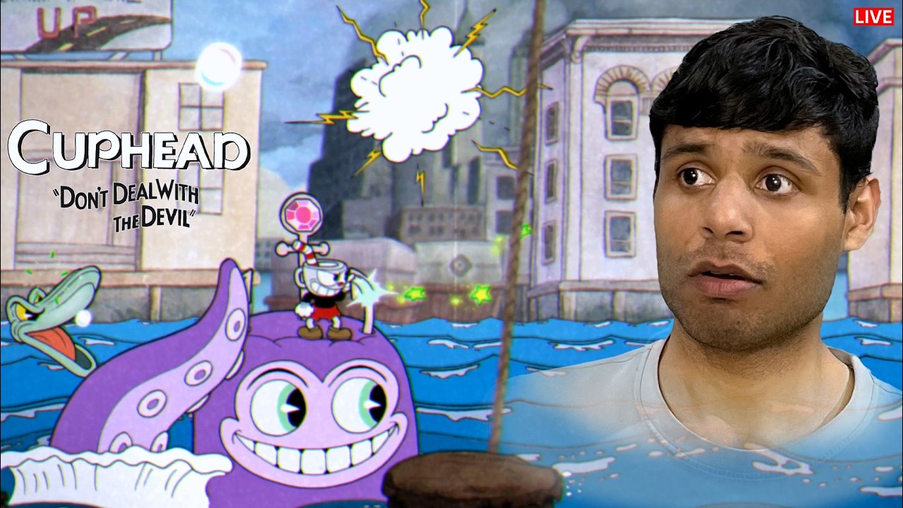 TRYING PERILOUS PIERS THEN CONTINUE THE GAME | CUPHEAD LIVE