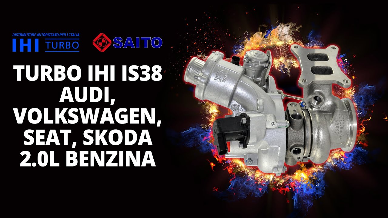 Turbo IHI IS38 (9VA04) per vetture turbo 2.0L benzina Audi, Volkswagen, Seat, Skoda