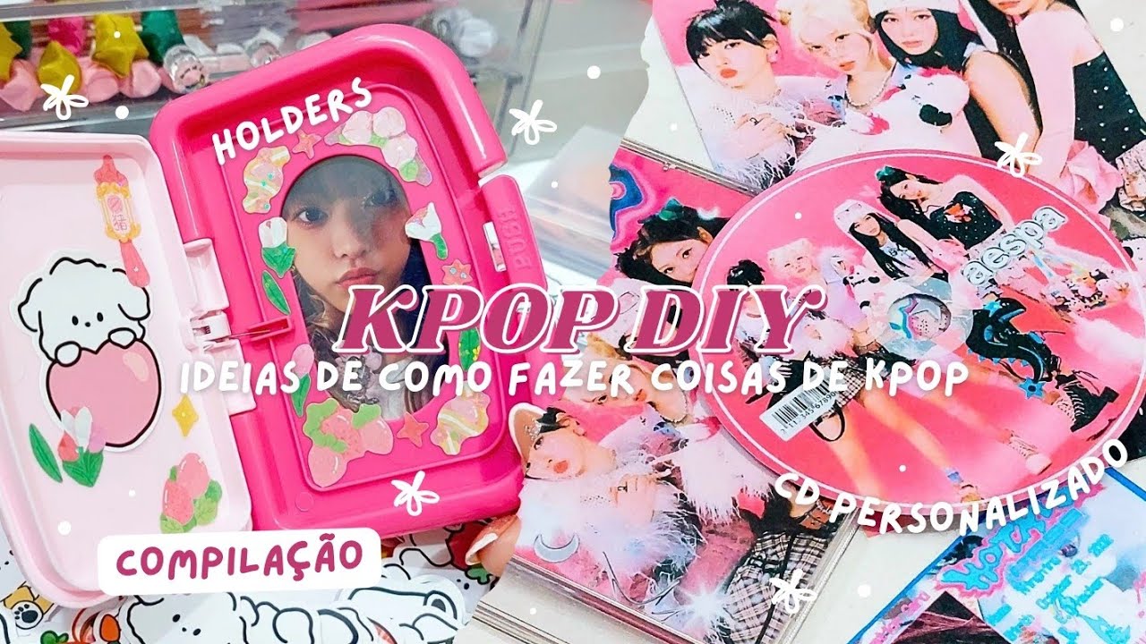 🎀&bull;&deg;.. Tutoriais | Kpop DIY Compilation &bull; Holders, Decora&ccedil;&otilde;es, Photocards [Stray Kids, TXT, ENHYPEN]