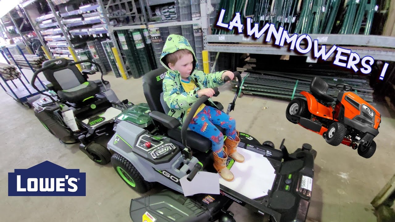 Lawnmowers & Zero-Turn Mowers at Lowe's | Kids and Lawnmower Videos | Lawnmower Boy #23